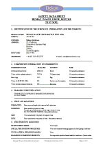 SDS Urine soil